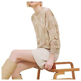 Hermès Long Sleeve Women's Knit Sweater