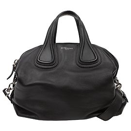 Givenchy  mala de ombro média Nightingale em couro preto