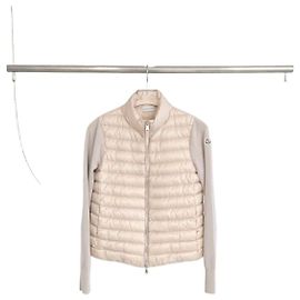 Moncler Cárdigan de Punto Acolchado Rosa XS