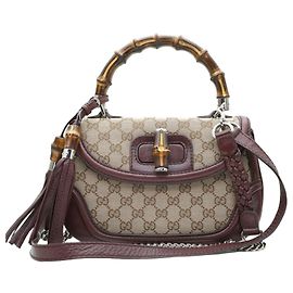 Gucci Tote Bag mit Bambusgriffen