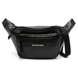 Balenciaga Explorer Belt Bag Black Leather