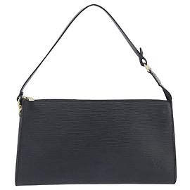 LOUIS VUITTON Epi Pochette Accessoires Pouch Black M52982 LV Auth 210879V - Jerrillo