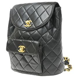 Chanel Vintage CC Pocket Quilted Lambskin Small