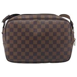 LOUIS VUITTON Damier Ebene Reporter PM Shoulder Bag SPO N45253 LV Auth 206963 - Jerrillo