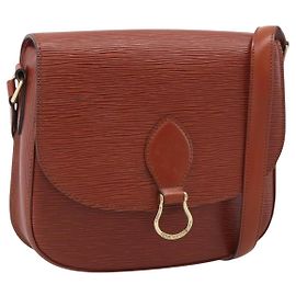 LOUIS VUITTON Epi Saint Cloud GM Shoulder Bag Brown M52193 LV Auth ep16950A - Jerrillo
