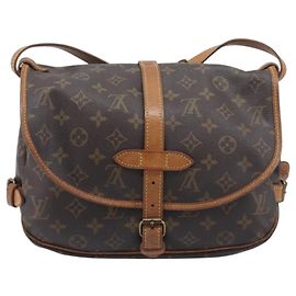 LOUIS VUITTON Monogram Saumur 30 Shoulder Bag M42256 LV Auth 206486 - Jerrillo