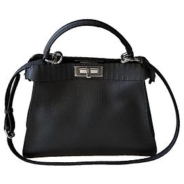 Fendi Peekaboo ISeeU Medium Selleria grigio