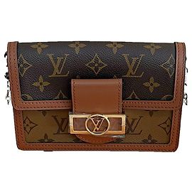 Louis Vuitton Dauphine Chain Wallet Monogram