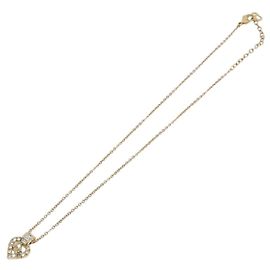 Pendente Cuore Logo Christian Dior in Metallo