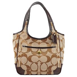 Coach 11603 Borsa a Tracolla Ergo Signature Beige Brown