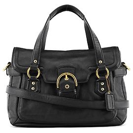 Coach Borsa Soho 2-Way in pelle nera F27231