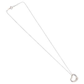 Pendente Tiffany & Co. Elsa Peretti Open Heart in argento sterling 16mm