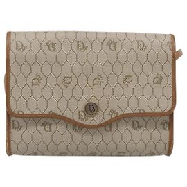 Christian Dior Vintage Honeycomb Canvas