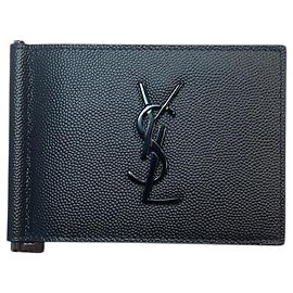 Autre Marque Porta-cartões Saint Laurent Cassandre