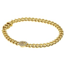 Pulsera Charm Chopard Happy Diamonds en Oro Amarillo de 18K
