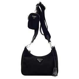 Sac à épaule 2-Way Re-Edition avec logo Prada
