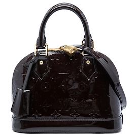Louis Vuitton Purple Monogram Vernis Alma BB