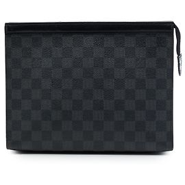 Louis Vuitton Black Damier Graphite Pochette Voyage MM