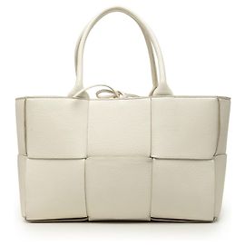 Bottega Veneta Tote Small Nappa Maxi Intrecciato Arco Bianca