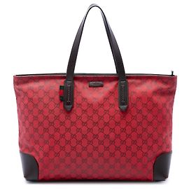 Tote Gucci in canvas GG rosso