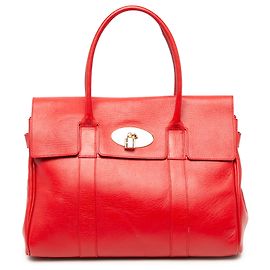 Mulberry Bayswater Heritage Tote aus rotem Kalbsleder