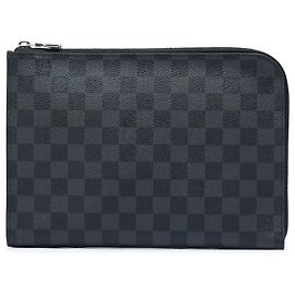 Louis Vuitton Black Damier Graphite Pochette Jour MM