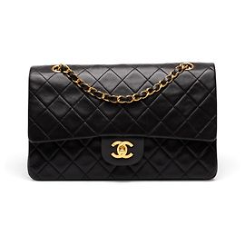 Chanel Black Medium Classic Lambskin Double Flap