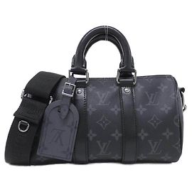 Louis Vuitton Keepall Bandouliere 25 Monogram Eclipse Reverse Boston Bag