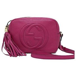 Gucci Bolso de hombro y bandolera Soho Small Disco Rosa