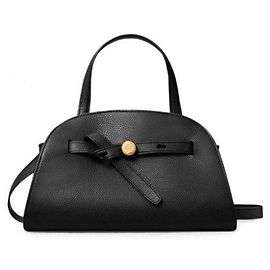 Borsa Bauletto piccola Tory Burch in pelle nera