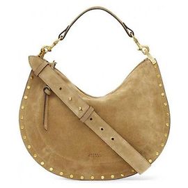 Isabel Marant Soft House Zip Bag Taupe Leather