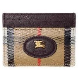 Porte-cartes Burberry Highlands Beige Sable