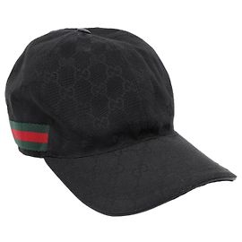 Gucci Web GG Canvas Cap Schwarz