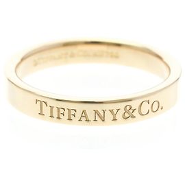 Autre Marque Tiffany Flat Band Ring in Roségold