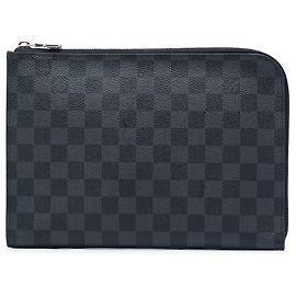 Bolso de mano Louis Vuitton Damier Graphite Pochette Jour MM negro