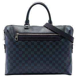 Borsa Business Louis Vuitton Damier Cobalt Blue Porte Documents Jour
