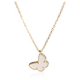 Pendente Sweet Butterflies in oro giallo e madreperla Van Cleef & Arpels