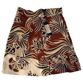 Just Cavalli Gonna Midi Stampata in Seta e Elastan