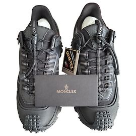 Moncler Trailgrip GTX Baskets en Cuir et Textile Noir