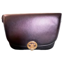 Céline Celine Triomphe Borsa a Tracolla in Pelle Nera