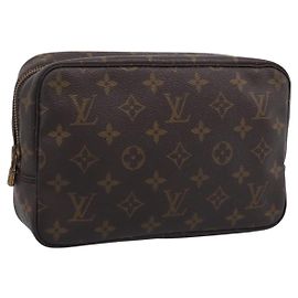 LOUIS VUITTON Monogram Trousse Toilette 23 Clutch Bag M47524 LV