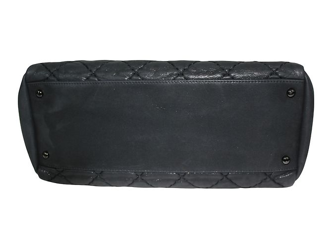Chanel Bolsas Preto Cinza antracite - vista 4
