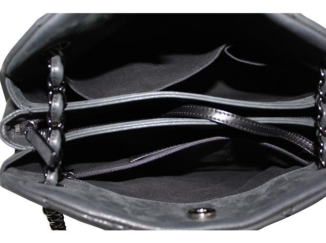 Chanel Bolsas Preto Cinza antracite - vista 5
