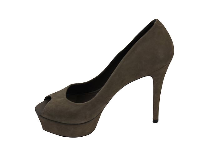 Décolleté con plateau Arezzo Taupe Scamosciato 38 - vista 5