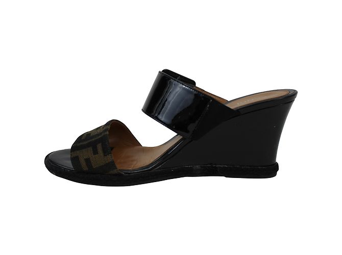 Fendi Mulas de cunha - vista 3