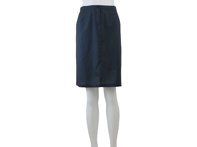 Falda Agnès b. Smoke de algodón gris Talla 36 - vista 3