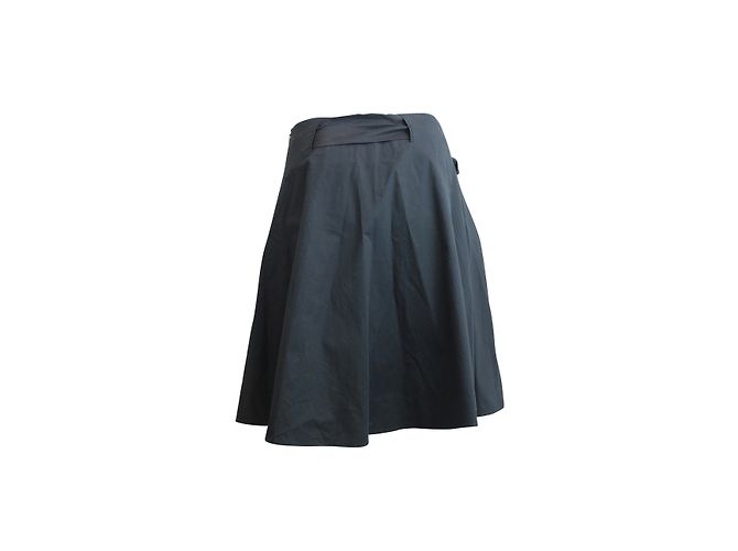 Gonna Tara Jarmon Jauris in cotone nera Nero - vista 2