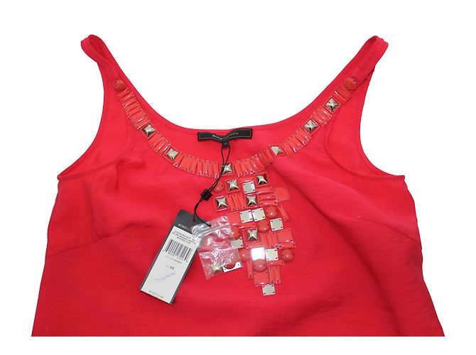 Top rojo de rayón Bcbg Max Azria Roja - vista 3