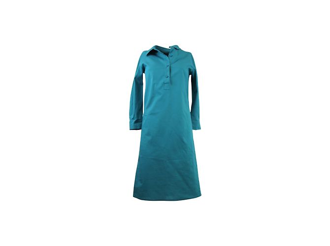 Agnès b. Hemdkleid grün Baumwolle - Ansicht 2
