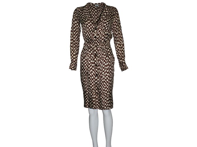 Abito in seta Paul Smith Marrone - vista 2